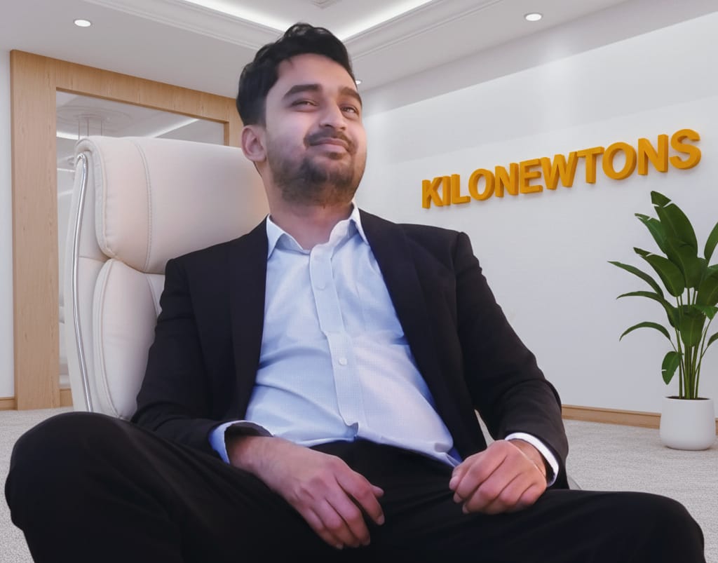 SAMEER AHMED, FOUNDER AND CEO OF KILONEWTONS, RUPEAS & NAMAAZI