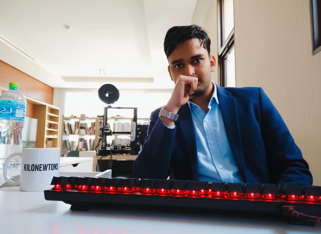 SAMEER AHMED, FOUNDER AND CEO OF KILONEWTONS, RUPEAS & NAMAAZI