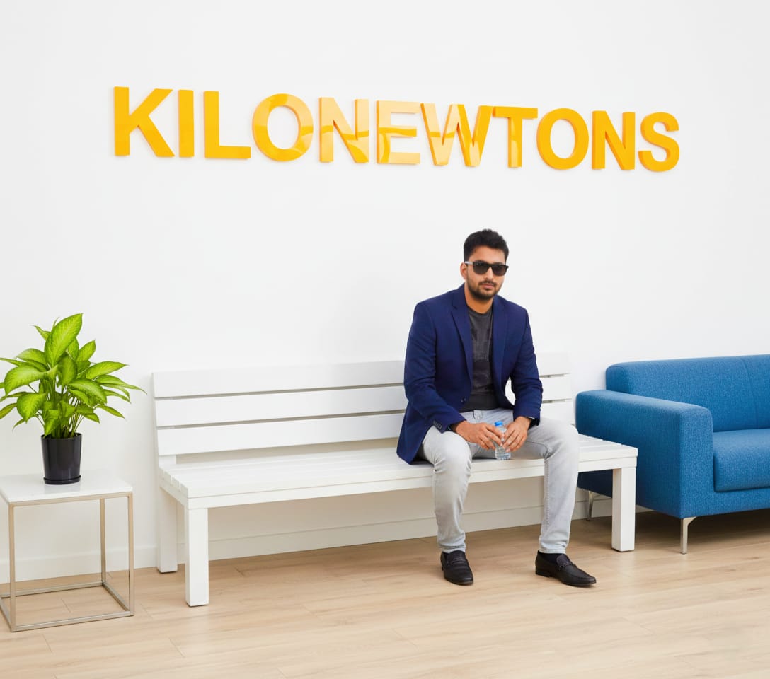 SAMEER AHMED, FOUNDER AND CEO OF KILONEWTONS, RUPEAS & NAMAAZI