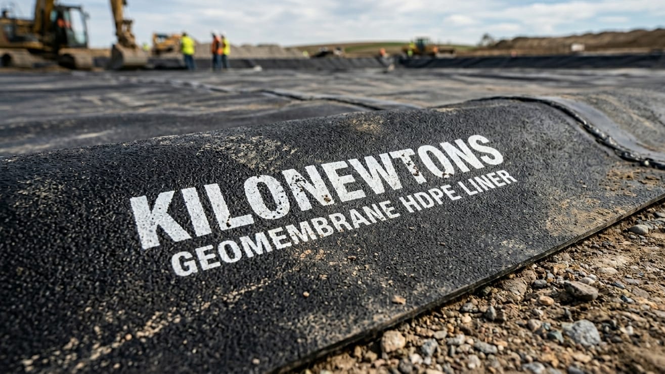 KILONEWTONS-HDPE Geomembrane Liner