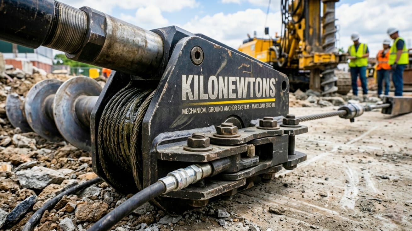 KILONEWTONS-Ground Anchor System