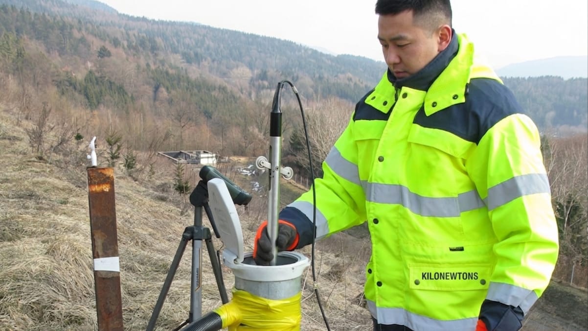 KILONEWTONS-Inclinometer System