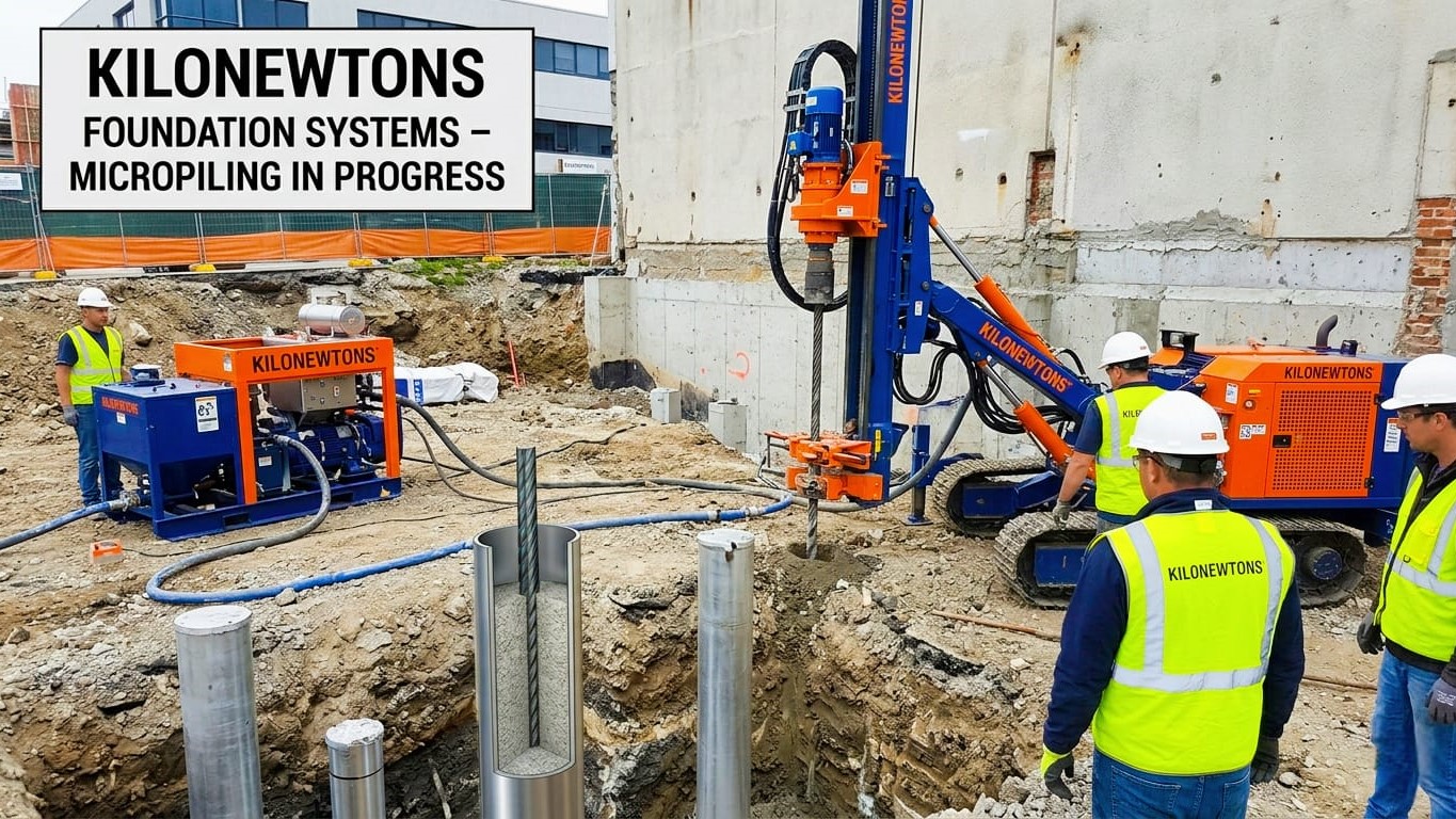 KILONEWTONS-Micropile Foundation System