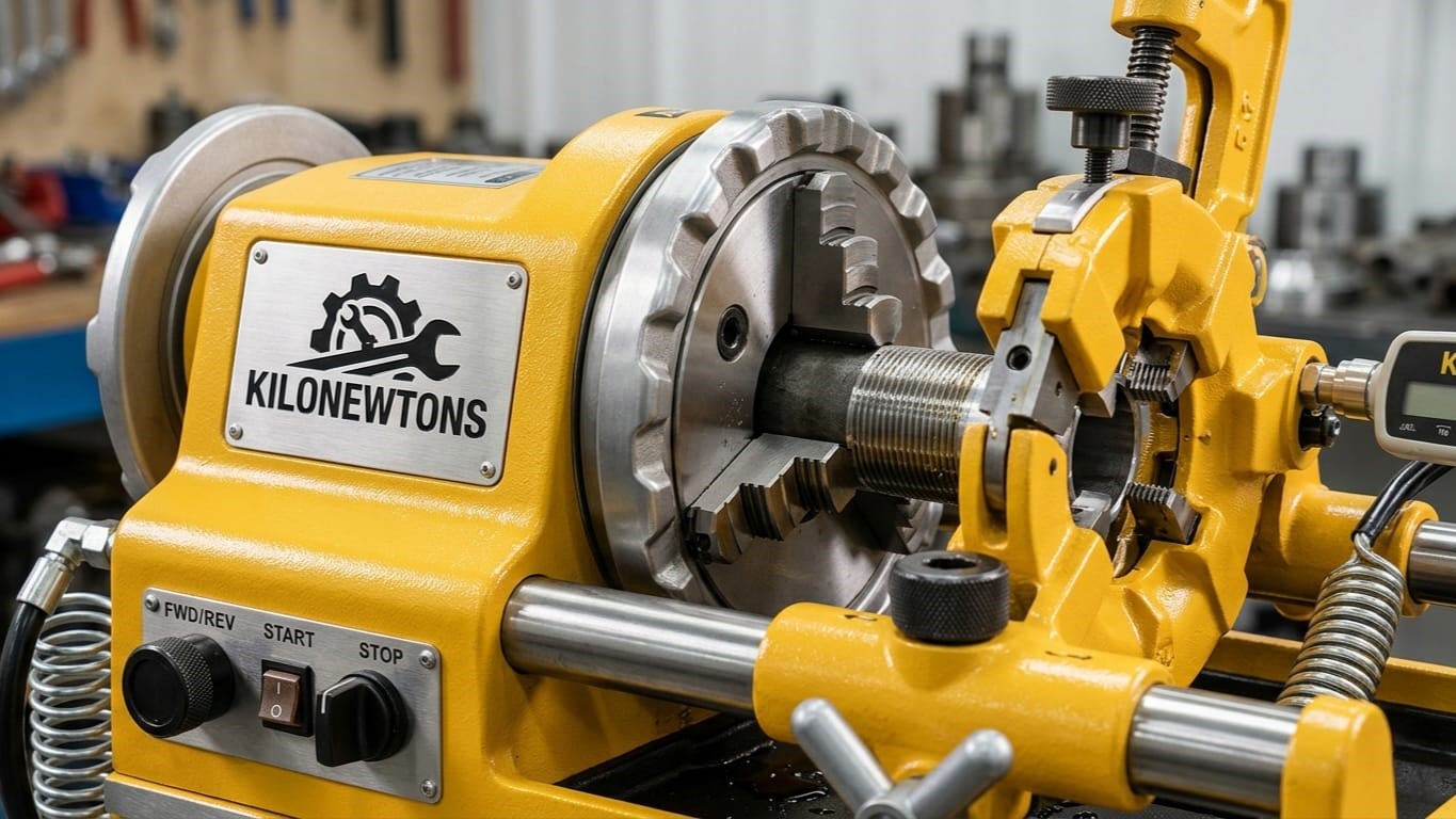 KILONEWTONS-Pipe Threading Machine