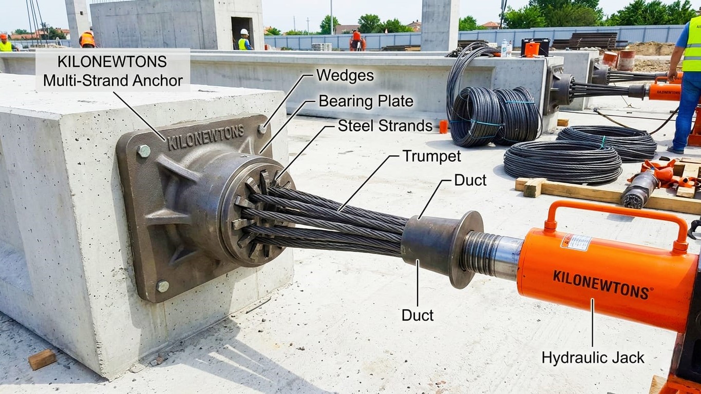 KILONEWTONS-Post-Tensioning System