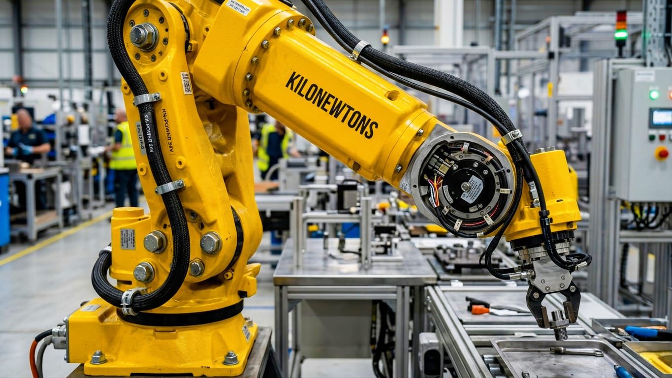 KILONEWTONS-Industrial Robot Arm