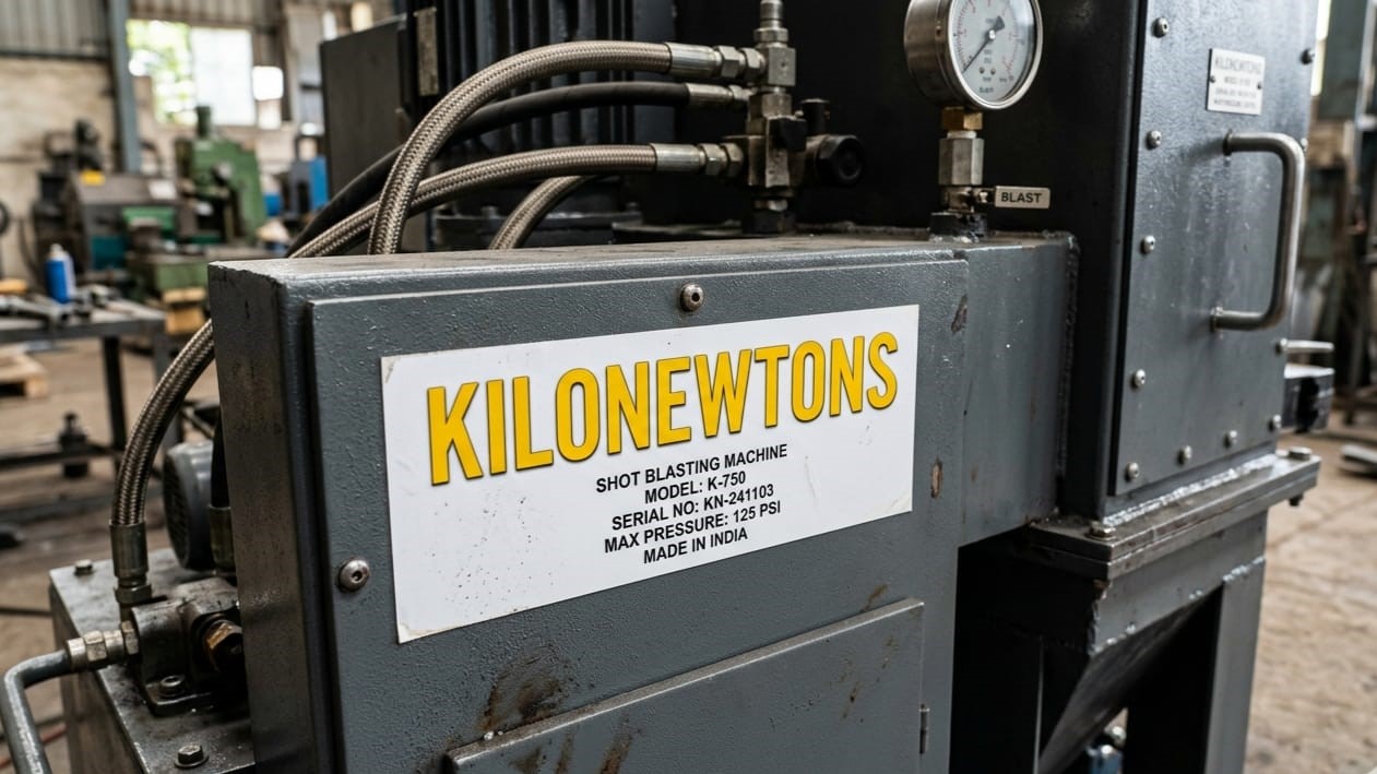 KILONEWTONS-Shot Blasting Machine
