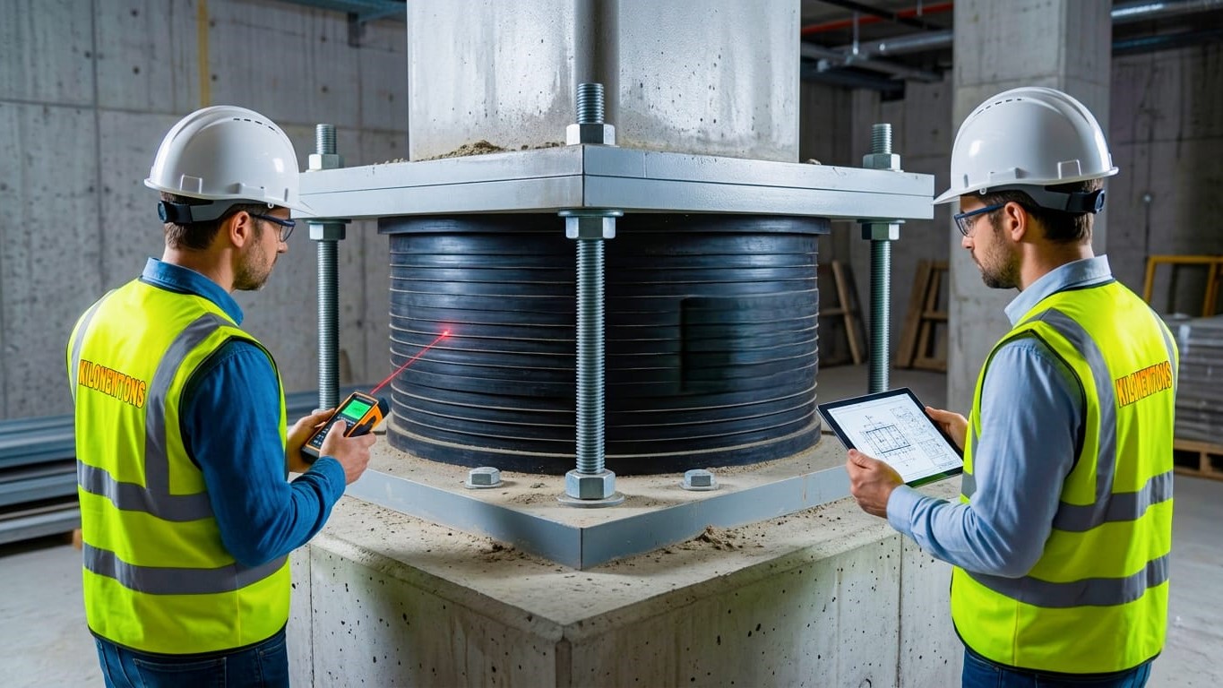 KILONEWTONS-Seismic Isolation Bearing