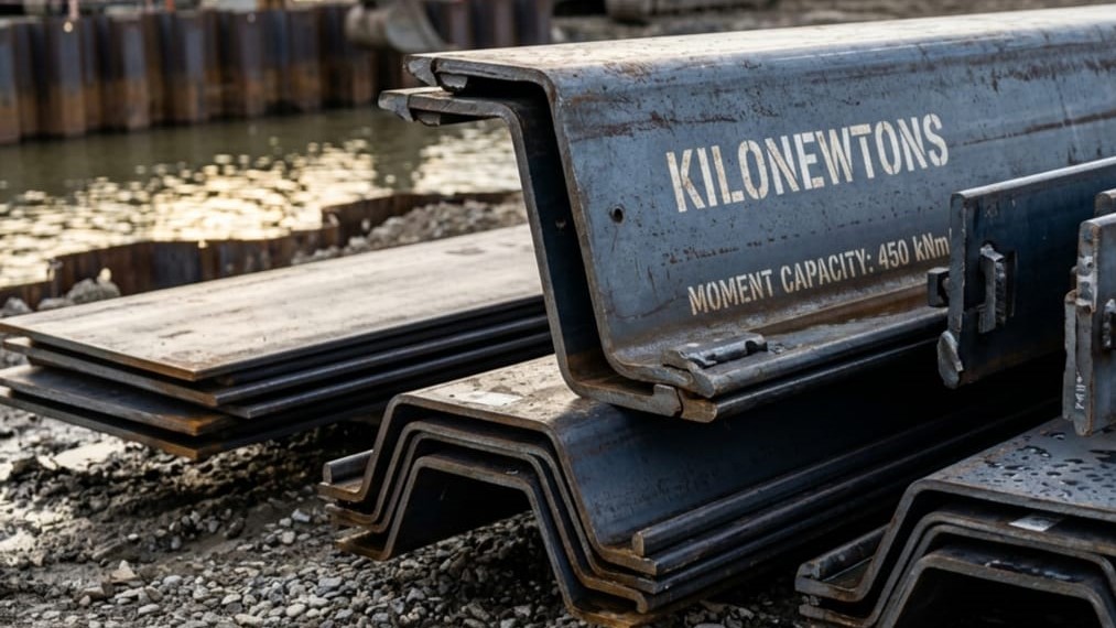 KILONEWTONS-Steel Sheet Pile System