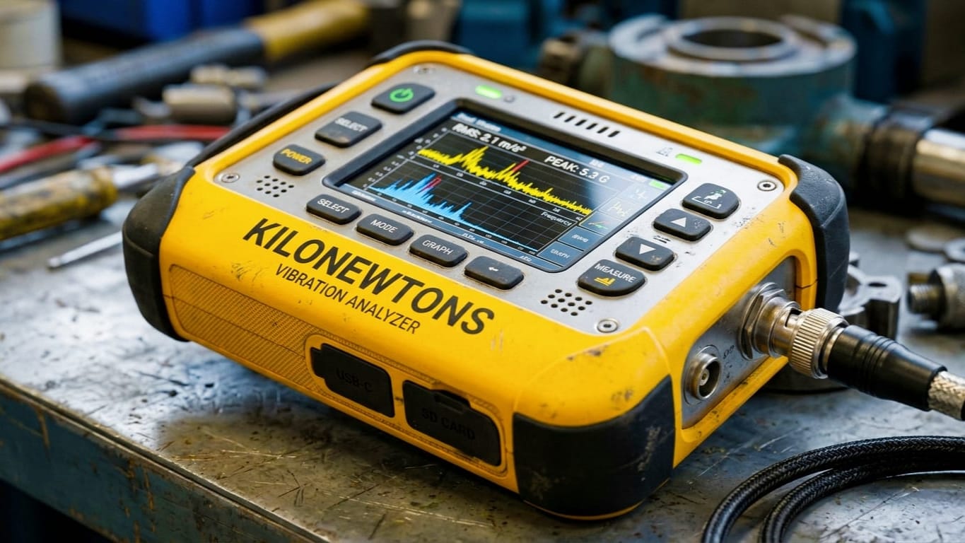KILONEWTONS-Vibration Analyser